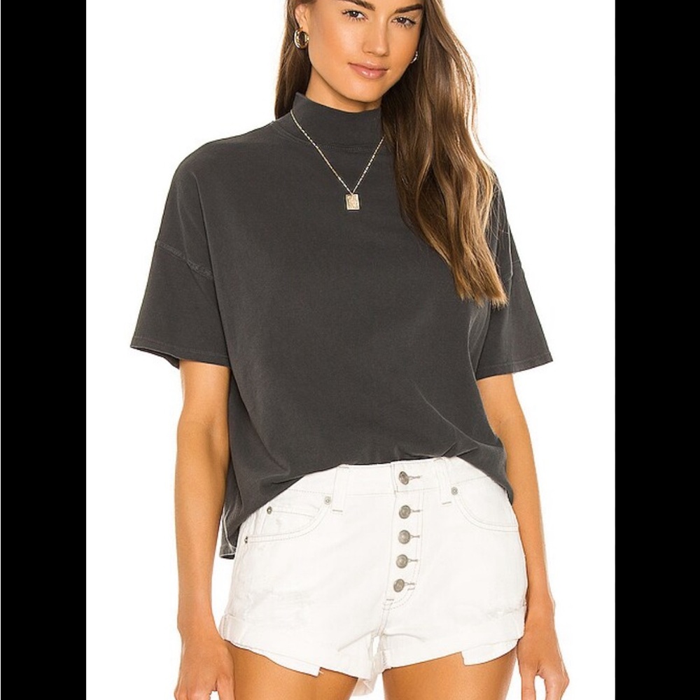 Free People Fearless Tee NWT Grey Sizes M and S